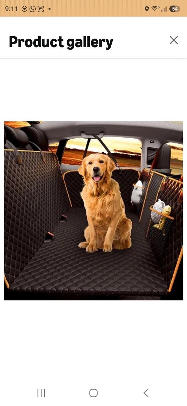 Back Seat Extender for Dogs,Heavy-Duty Dog Car Seat Cover